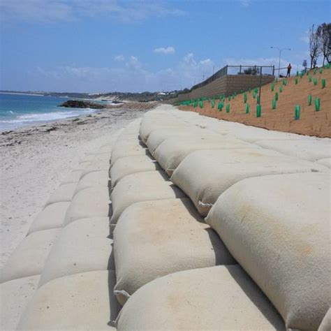 China High Quality Geotextile Sandbag Nonwoven Ecological Geobag Is