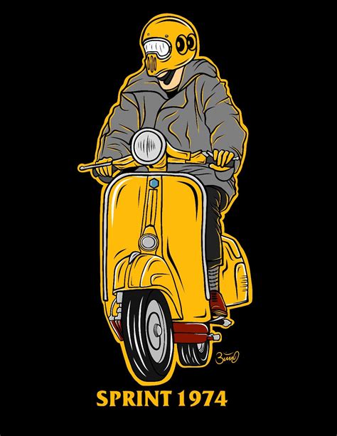 Detail Desain Logo Vespa Keren Koleksi Nomer 23