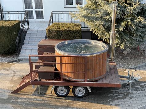 Mobilna Balia Spa Ruska Bania Jacuzzi Na Ko Ach Wynajem W Oc Awek Olx Pl