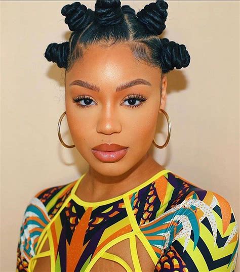 Nigerian Braids Gang On Instagram “bantu Knots 😍😍😍 Teairawalker  Natural Hair