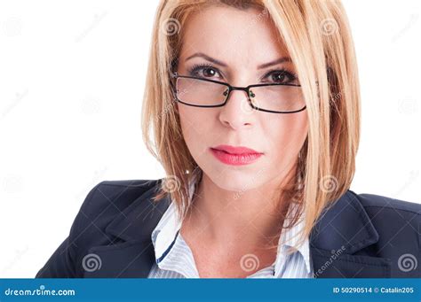 Bossy Business Woman Stock Photo Image Of Closeup Boss 50290514