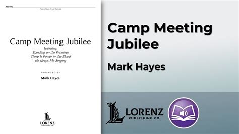 Camp Meeting Jubilee Mark Hayes Youtube