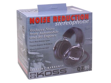 Koss Black Qz Circumaural Headphone Newegg