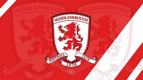 Soccer Middlesbrough F C Logo Soccer Emblem HD Wallpaper Peakpx