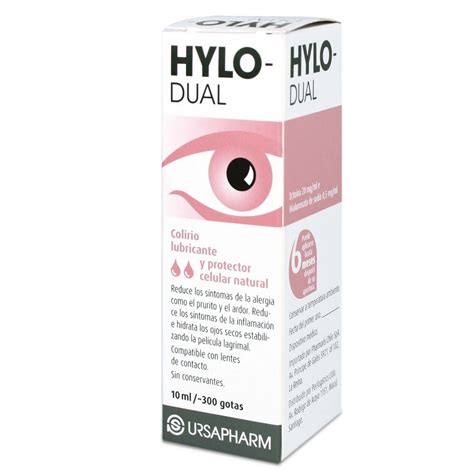 Hylo Dual Colirio Hialuronato De Sodio Ectoina 0 5 mg Solución