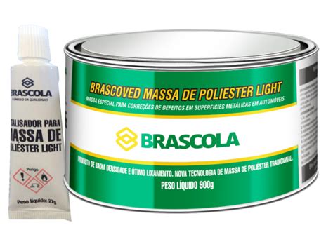 BRASCOVED MASSA DE POLIÉSTER LIGHT Brascola