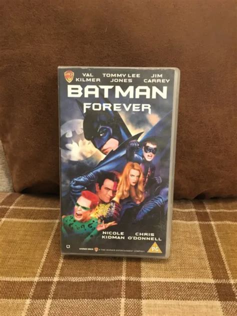 Batman Forever Vhs Tape Cassette Val Kilmer Jim Carrey Warner