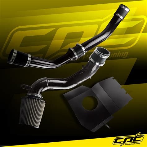 CPT Cold Air Intake System Black 08 15 Mitsubishi Lancer Turbo 2 0L