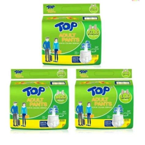 Jual PAMPERS DEWASA Merk TOp Model Celana Isi 10 Ukuran M L XL