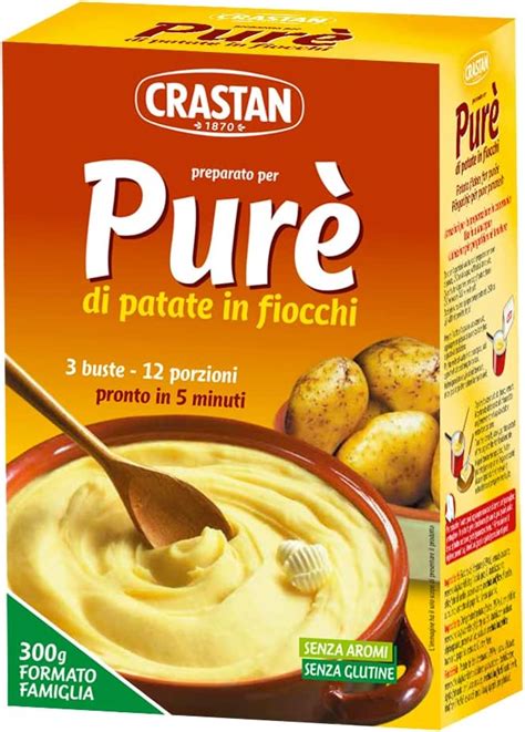 Crastan Preparato per Puré di Patate in Fiocchi 300g Amazon it