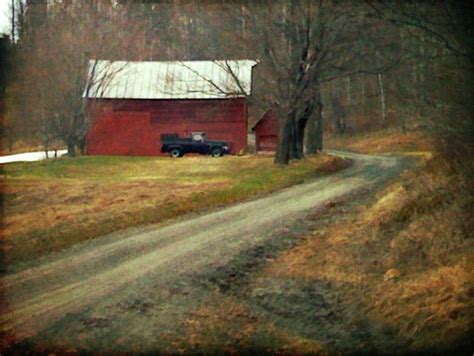 Old Dirt Road in Country | Old dirt road with barn. | Country roads ...