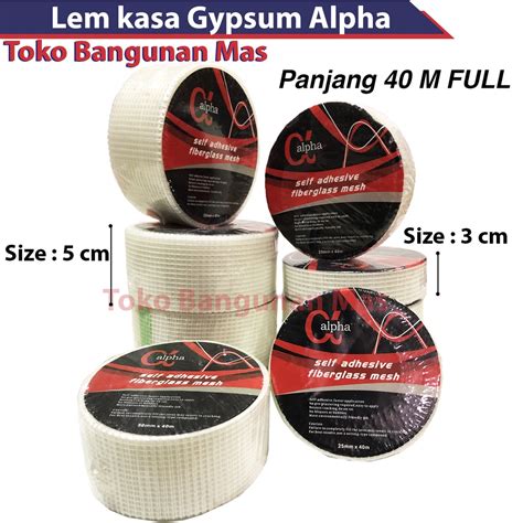 Jual Lakban Gipsum Lem Kasa Gypsum Cm Cm X M Inch Fibertape