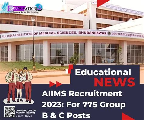 Aiims Recruitment For Group B C Posts Edunovations