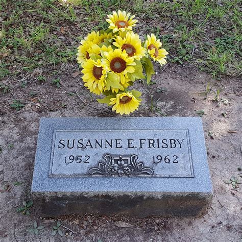 Susanne E Frisby 1952 1962 Find A Grave Memorial