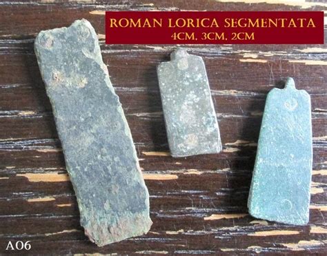 Ancient Roman Bronze ROMAN LORICA SEGMENTATA ARMOUR PIECES Catawiki