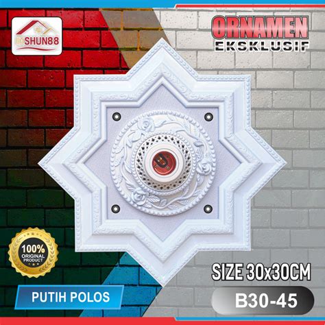 Jual Ornamen Lampu Pvc Ornamen Plafon Pvc Fitting Lampu Rumah