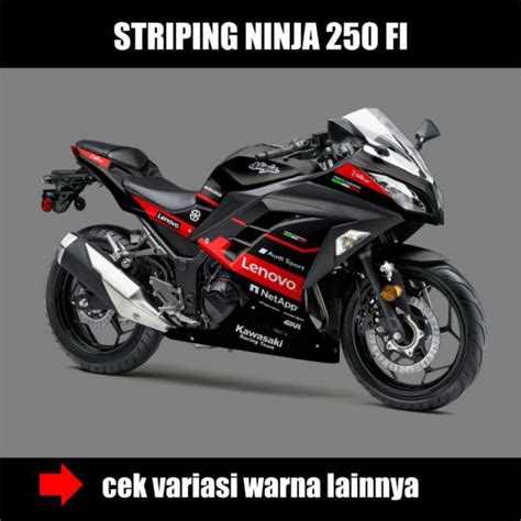 Jual Decal Striping Motor Ninja Fi Old Decal Sticker Liss Semi