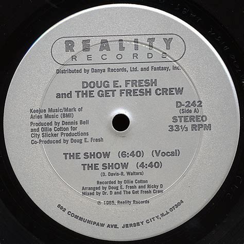 Doug E Fresh And The Get Fresh Crew Doug E Fresh And M C Ricky D