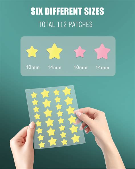 Jefusst Acne Pimple Patch 112 Counts Invisible Hydrocolloid Yellow