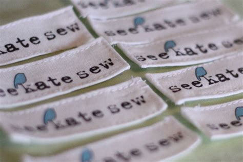 300 clothing labels for $20 - see kate sew