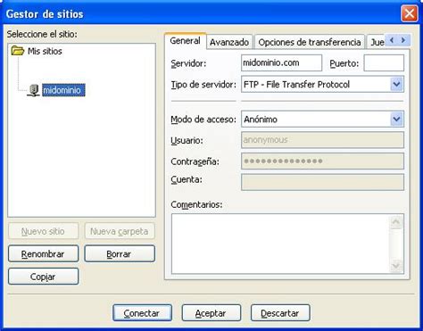 Subir Archivos Por Ftp Usando Filezilla Preguntas Frecuentes Faq