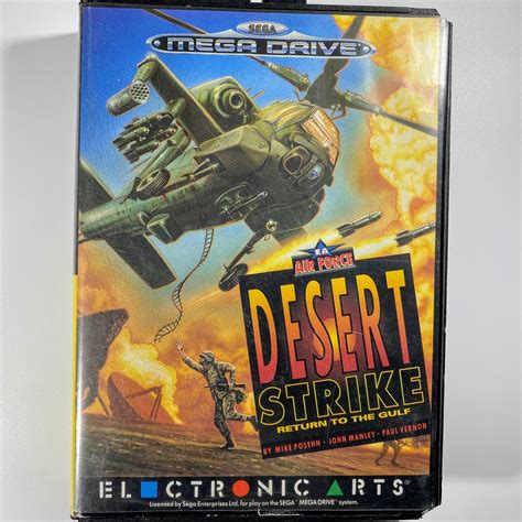 Desert Strike Return To The Gulf Mega Drive PAL UK Retrobit Game