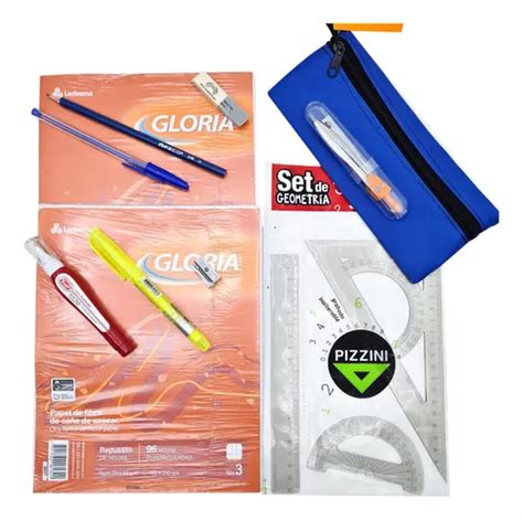 Kit Escolar Geometr A Primaria Mercadolibre