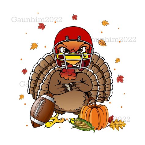 Football Turkey Thanksgiving Png Turkey PNG Happy Thanksgiving Png