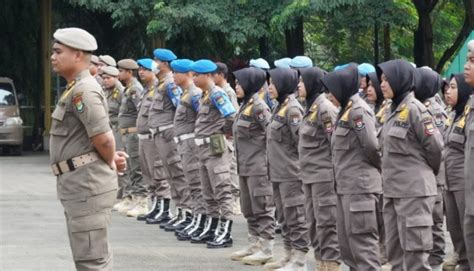 Satpol Pp Kabupaten Tangerang Siaga Di Desa Mulai Penetapan Calon