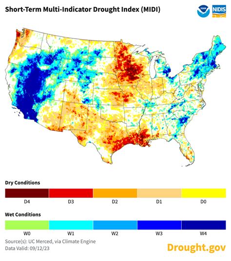 Summer 2023 in Review: A Look Back at Drought Across the U.S. in 10 Maps | September 21, 2023 ...