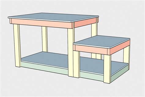 DIY workbench for table saw - Hydrangea Treehouse