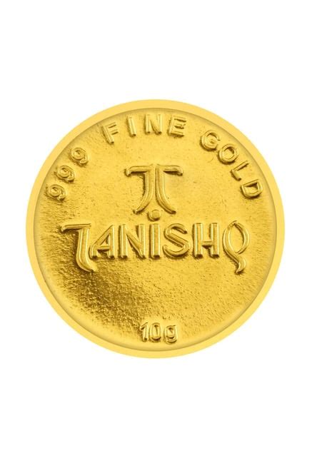 Buy Tanishq Sunray 24k (999) 10g Gold Coin Online At Best Price @ Tata CLiQ