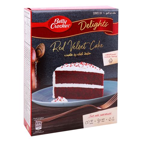 Betty Crocker Red Velvet Cake Mix 395 G Online At Best Price Cake And Dessert Mixes Lulu Kuwait