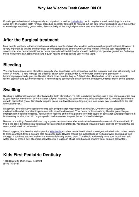 PPT Why Are Wisdom Teeth Removed PowerPoint Presentation Free