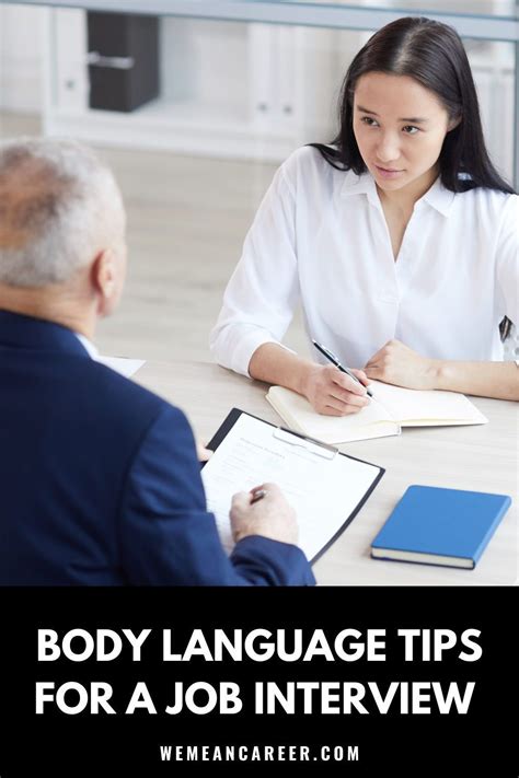 Body Language Tips For An Interview Artofit