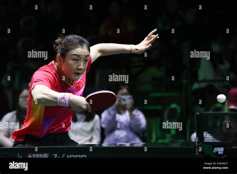 240510 JEDDAH May 10 2024 Xinhua Chen Meng Of China Hits A