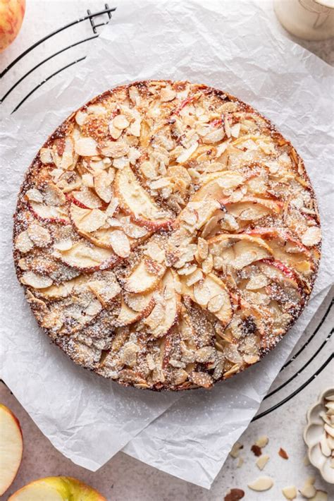 Impossibly Easy French Apple Almond Cake - Well Seasoned Studio