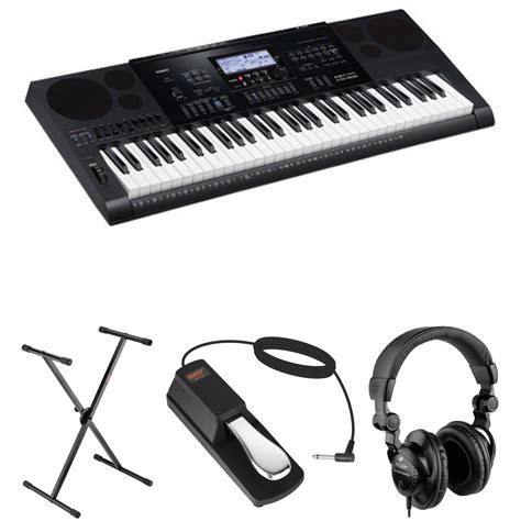 Casio CTK 7200 Portable Keyboard Value Bundle B H Photo Video