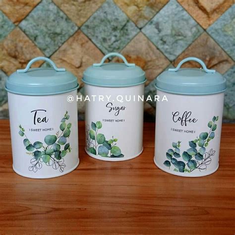 Jual Canister Informa Set Coffee Sugar Tea Canister Velvet Informa