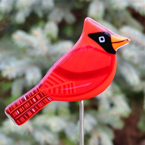 Fused Glass Bird Etsy