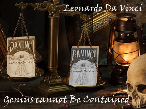 Commemorative Leonardo Da Vinci Playing Cards Available on Kickstarter!