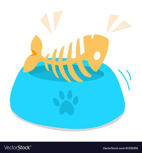 Fish Bone Royalty Free Vector Image VectorStock