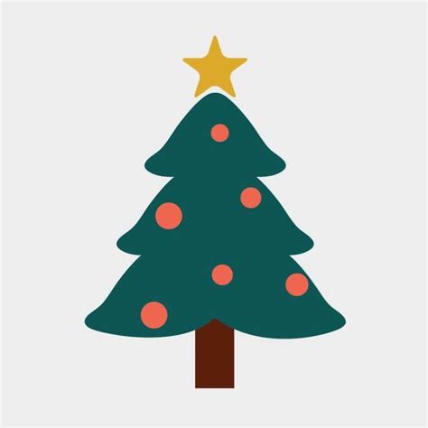 Simple Christmas tree graphics.ai Royalty Free Stock SVG Vector and ...