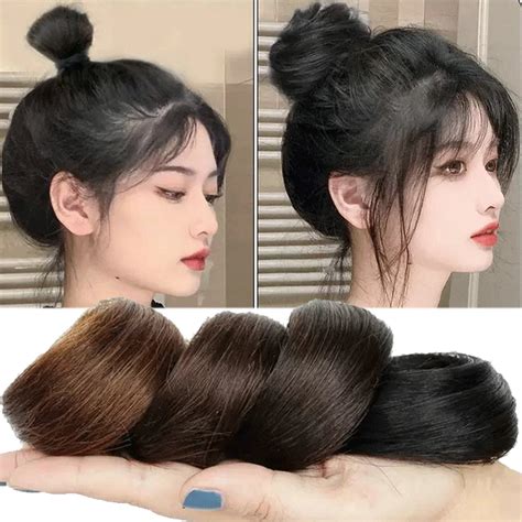 Bun Sint Tico Cabelo Encaracolado Para Mulheres Bun Bagun Ado