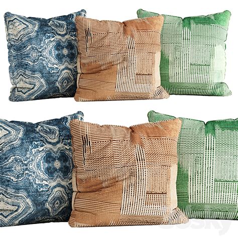 Pillow Collection Interior Dv Kap Home Pillows D Model