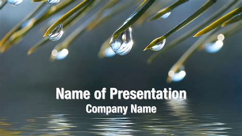 Raindrops PowerPoint Templates - Raindrops PowerPoint Backgrounds ...