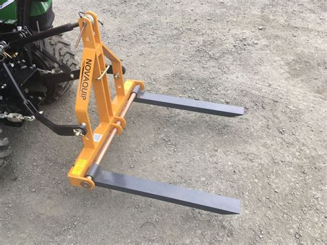 Novaquip 3 pt Adjustable Pallet Forks 300kg | Implements Direct