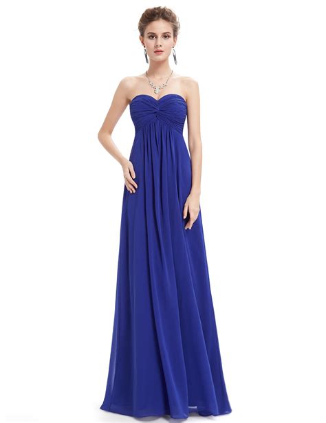 Strapless Royal Blue Sweetheart Bridesmaid Dress Budget Bridesmaid Uk