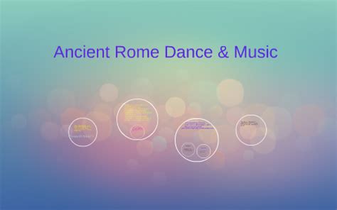 Ancient Rome Dance & Music by