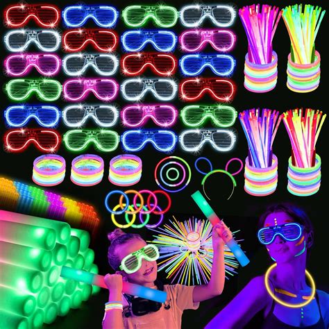 Shqdd 248 Pcs Glow Party Suppliesnew Year Party Favors